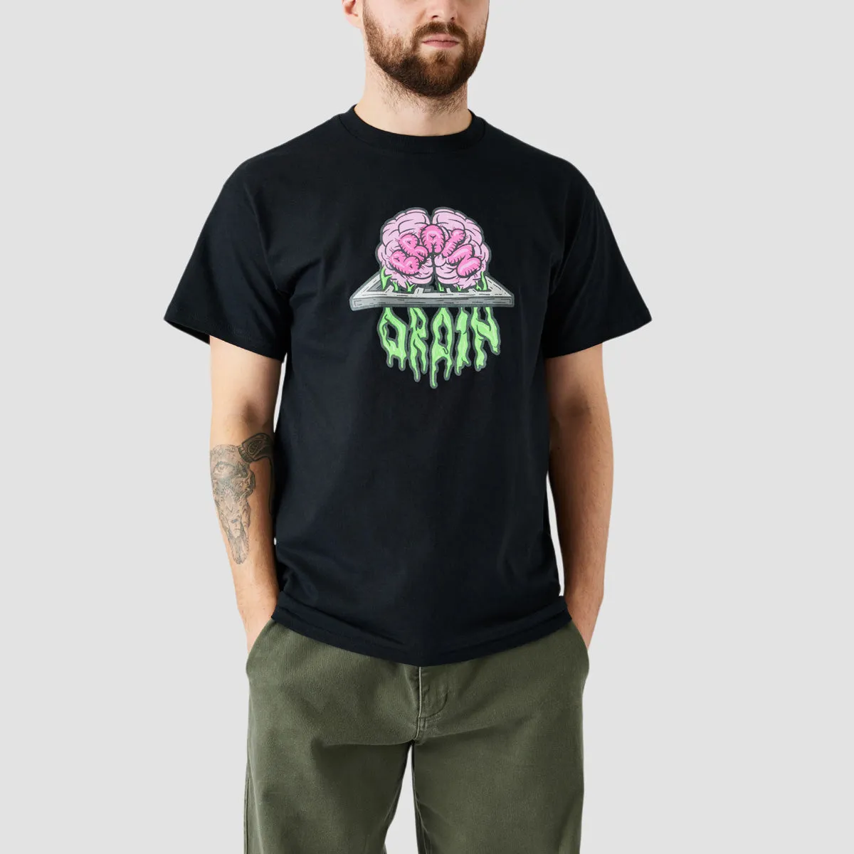 Brain Drain T-Shirt Black
