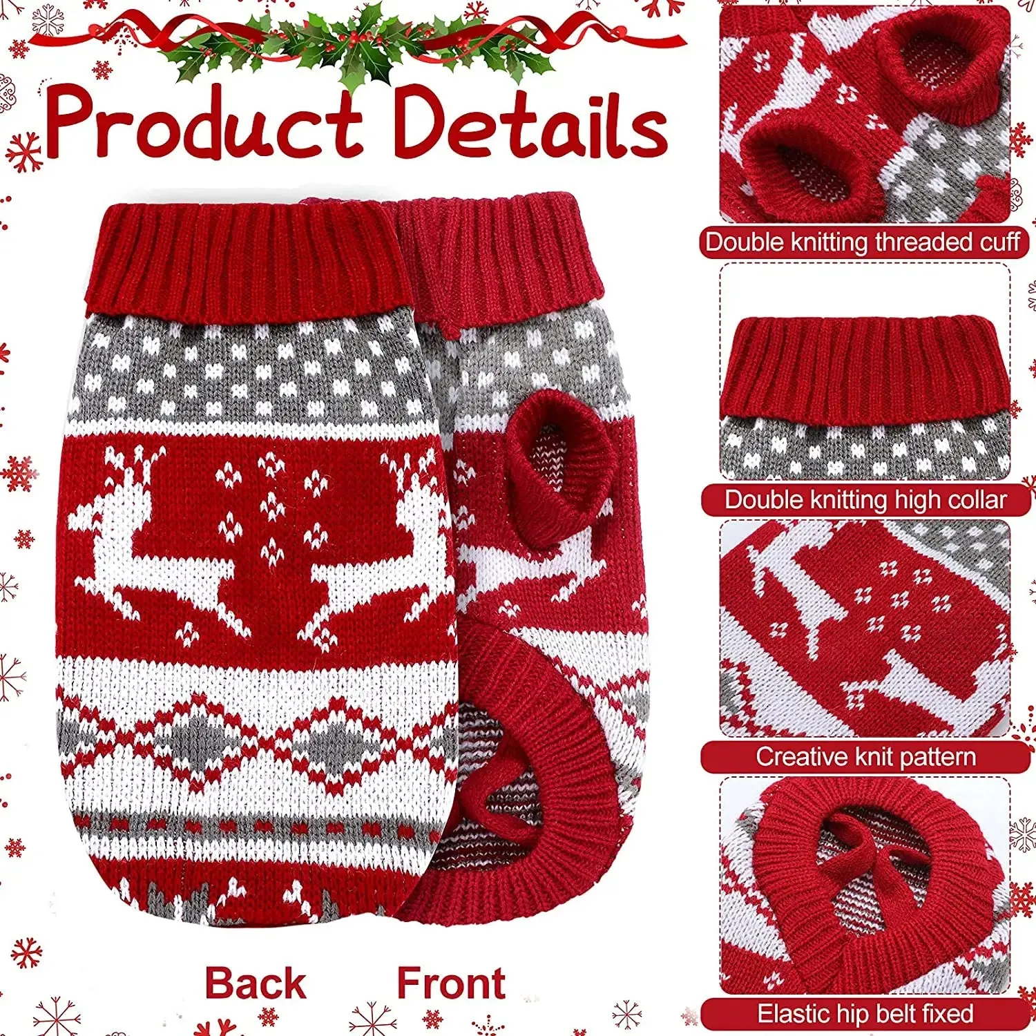 Cozy Christmas Sweater for Big Dogs