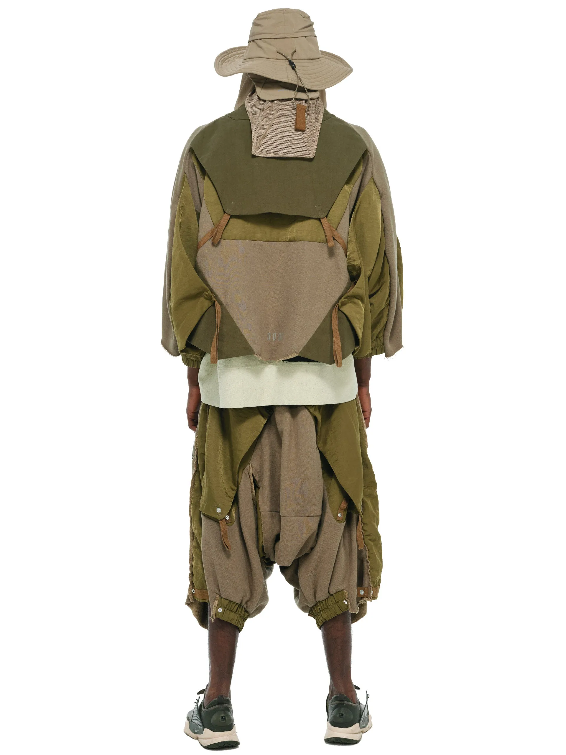 DUNE RAIDERS MULTI LAYERED CROPPED JACKETS/PONCHO