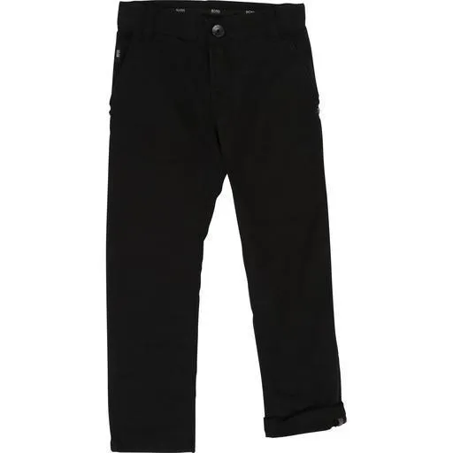Hugo Boss Boys Classic Slim Fit Cotton Pants