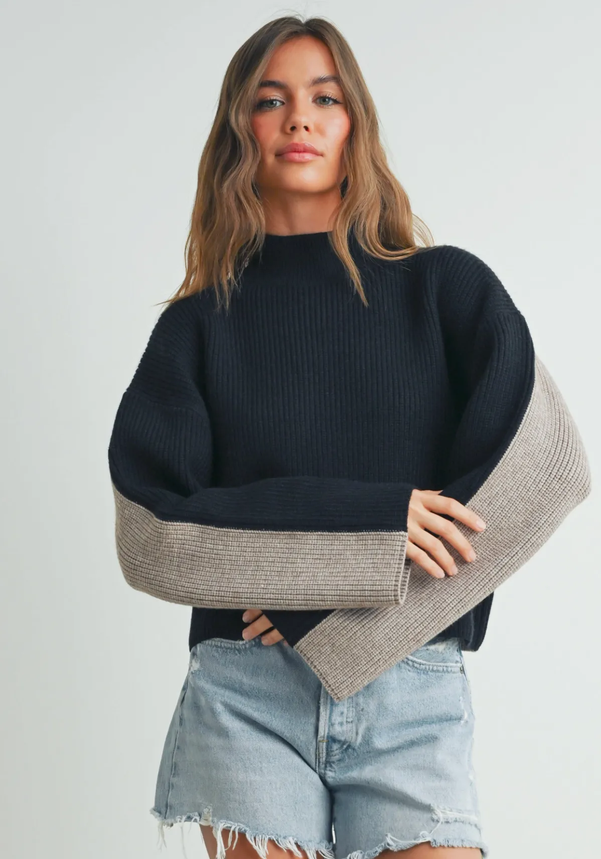 Two-Toned Sweater